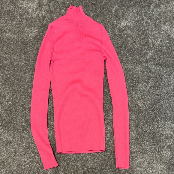 Maje Tops - Maje Vibrant Pink Long Sleeve Top